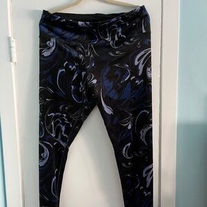 Athleta Elation Velvet Tight, Blue Agate, XL